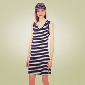 J. Crew Pima Cotton Striped Beach Dress EUC